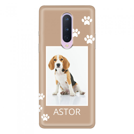 ONEPLUS - OnePlus 8 - Soft Clear Case - Puppy