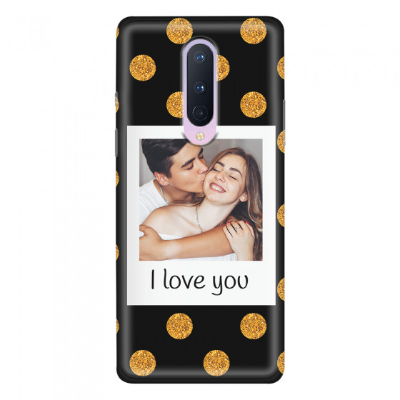 ONEPLUS - OnePlus 8 - Soft Clear Case - Single Love Dots Photo