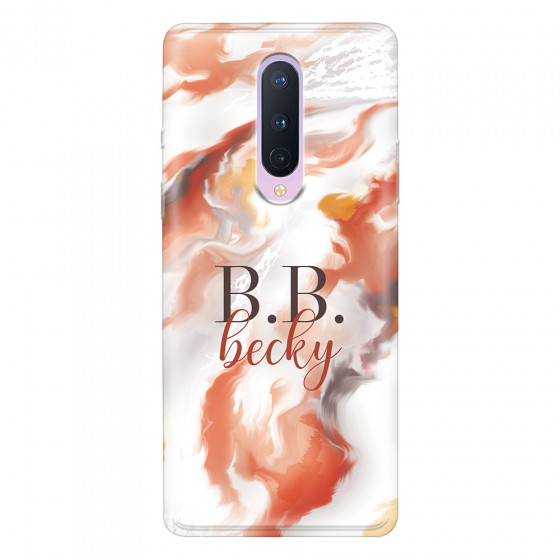 ONEPLUS - OnePlus 8 - Soft Clear Case - Streamflow Autumn Passion