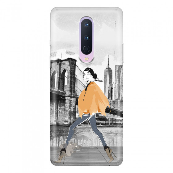 ONEPLUS - OnePlus 8 - Soft Clear Case - The New York Walk