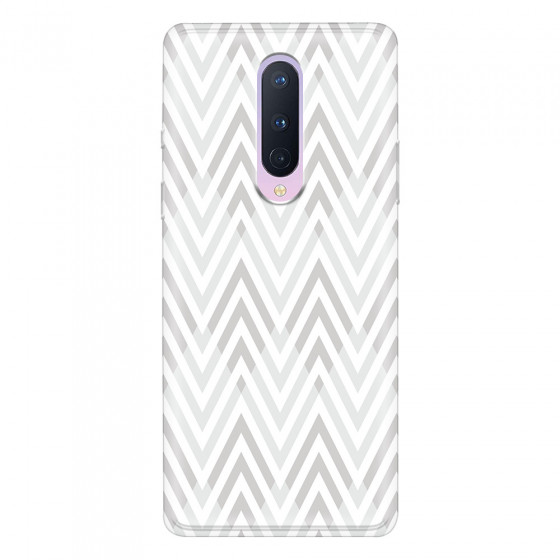 ONEPLUS - OnePlus 8 - Soft Clear Case - Zig Zag Patterns