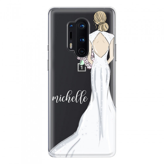 ONEPLUS - OnePlus 8 Pro - Soft Clear Case - Bride To Be Blonde
