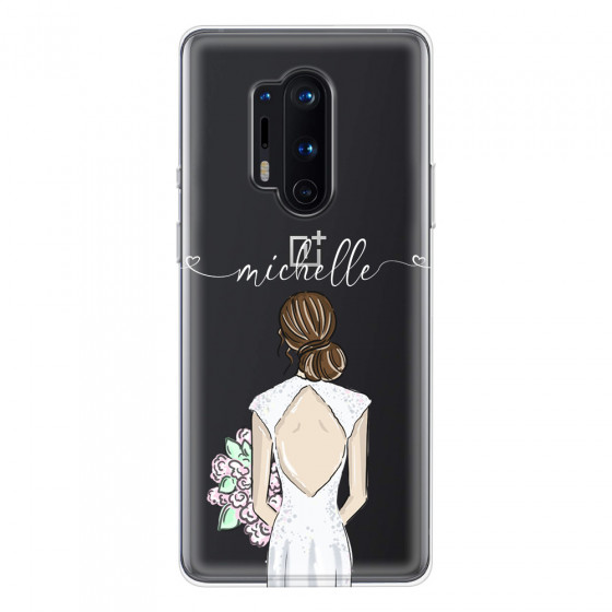 ONEPLUS - OnePlus 8 Pro - Soft Clear Case - Bride To Be Brunette II.