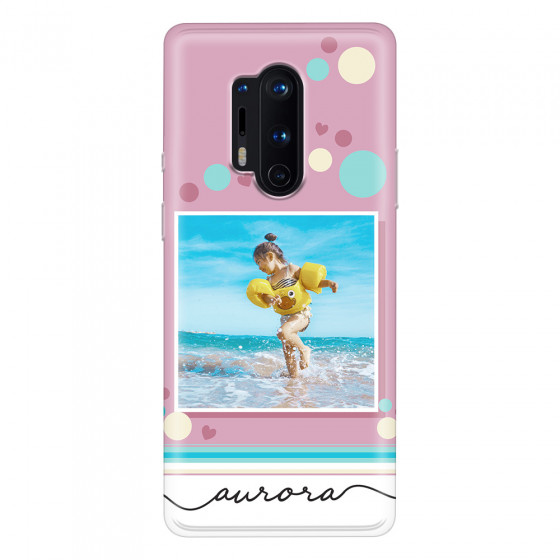 ONEPLUS - OnePlus 8 Pro - Soft Clear Case - Cute Dots Photo Case