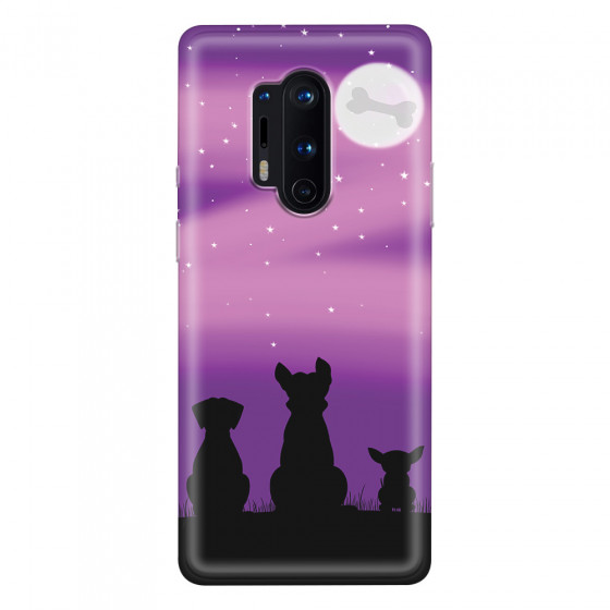 ONEPLUS - OnePlus 8 Pro - Soft Clear Case - Dog's Desire Violet Sky