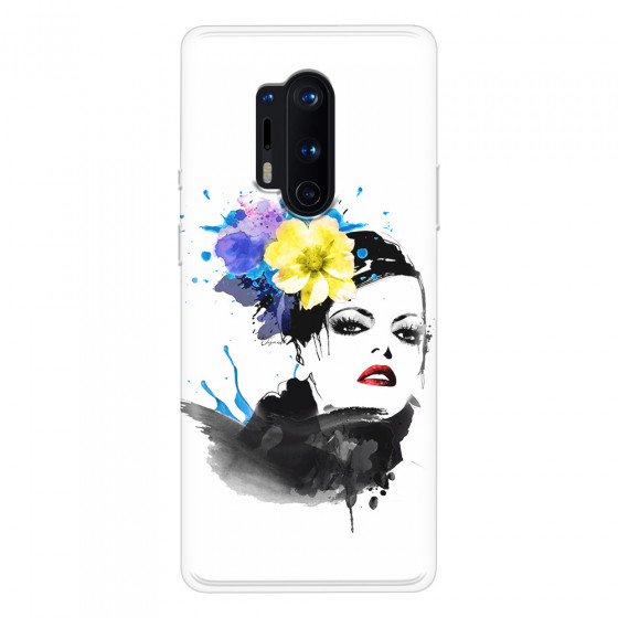 ONEPLUS - OnePlus 8 Pro - Soft Clear Case - Floral Beauty