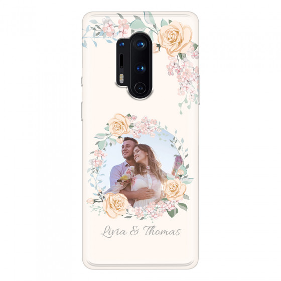ONEPLUS - OnePlus 8 Pro - Soft Clear Case - Frame Of Roses