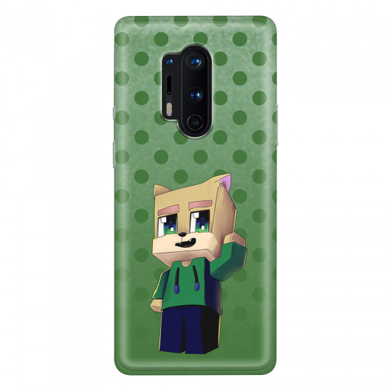 ONEPLUS - OnePlus 8 Pro - Soft Clear Case - Green Fox Player