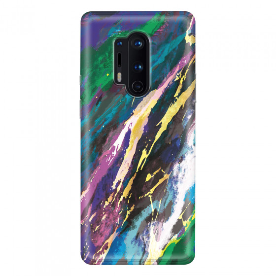ONEPLUS - OnePlus 8 Pro - Soft Clear Case - Marble Emerald Pearl