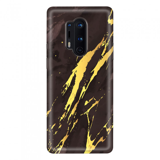 ONEPLUS - OnePlus 8 Pro - Soft Clear Case - Marble Royal Black