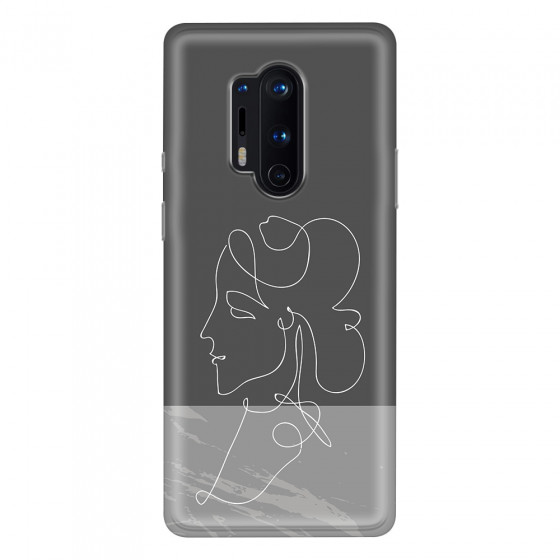 ONEPLUS - OnePlus 8 Pro - Soft Clear Case - Miss Marble