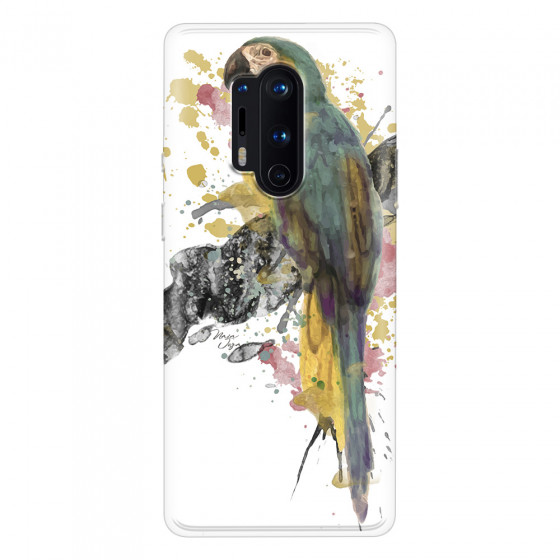 ONEPLUS - OnePlus 8 Pro - Soft Clear Case - Parrot
