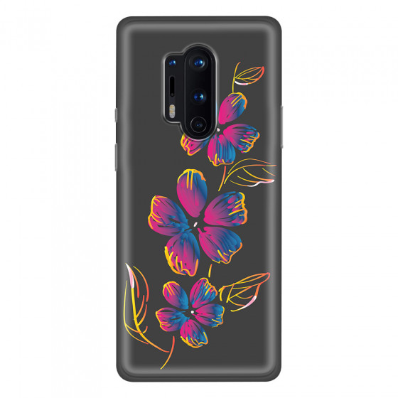 ONEPLUS - OnePlus 8 Pro - Soft Clear Case - Spring Flowers In The Dark