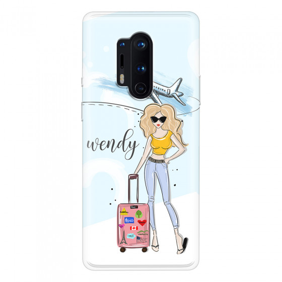 ONEPLUS - OnePlus 8 Pro - Soft Clear Case - Travelers Duo Blonde