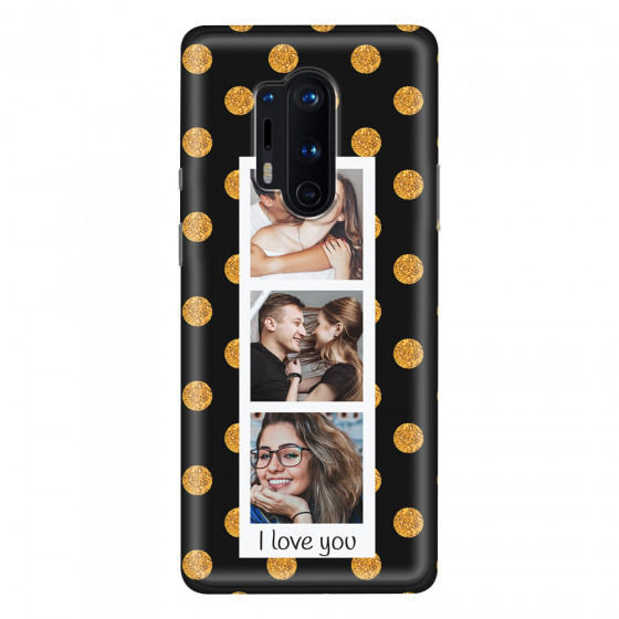 ONEPLUS - OnePlus 8 Pro - Soft Clear Case - Triple Love Dots Photo