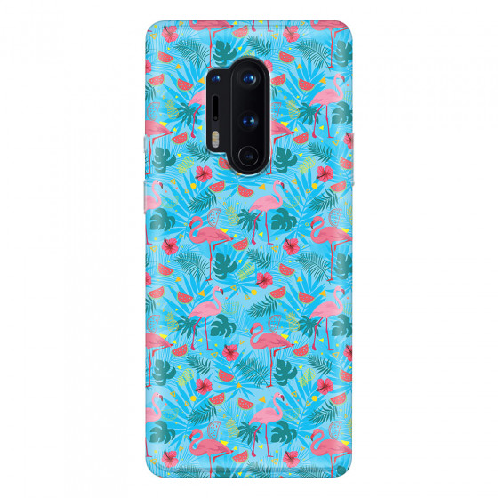 ONEPLUS - OnePlus 8 Pro - Soft Clear Case - Tropical Flamingo IV
