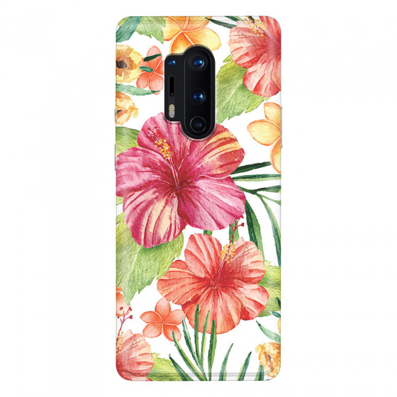 ONEPLUS - OnePlus 8 Pro - Soft Clear Case - Tropical Vibes