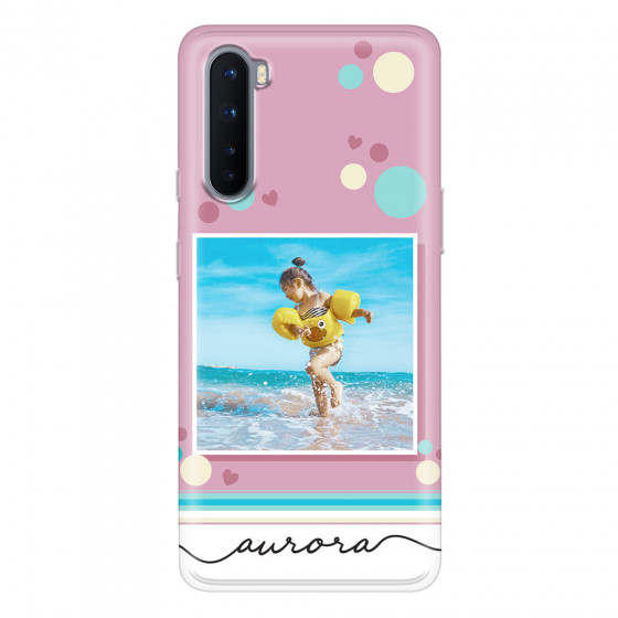 ONEPLUS - OnePlus Nord - Soft Clear Case - Cute Dots Photo Case