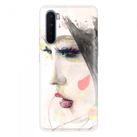 ONEPLUS - OnePlus Nord - Soft Clear Case - Face of a Beauty