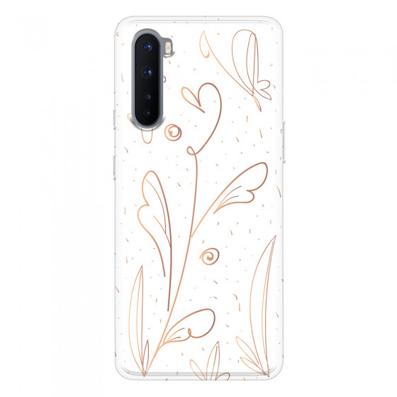 ONEPLUS - OnePlus Nord - Soft Clear Case - Flowers In Style