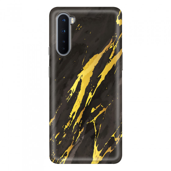 ONEPLUS - OnePlus Nord - Soft Clear Case - Marble Castle Black