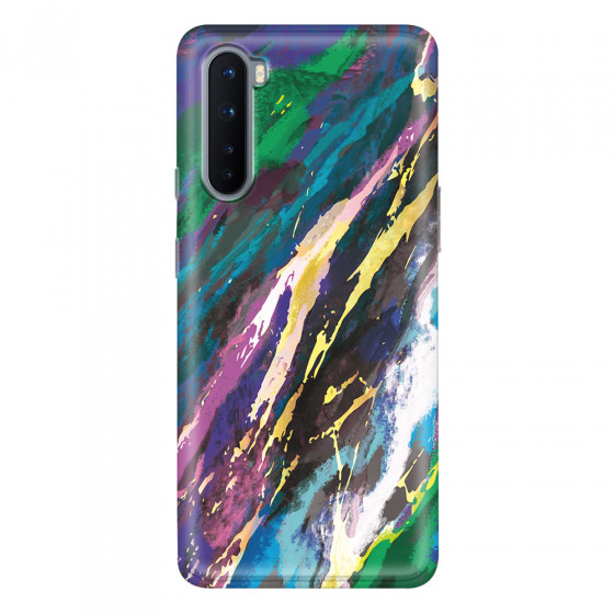 ONEPLUS - OnePlus Nord - Soft Clear Case - Marble Emerald Pearl