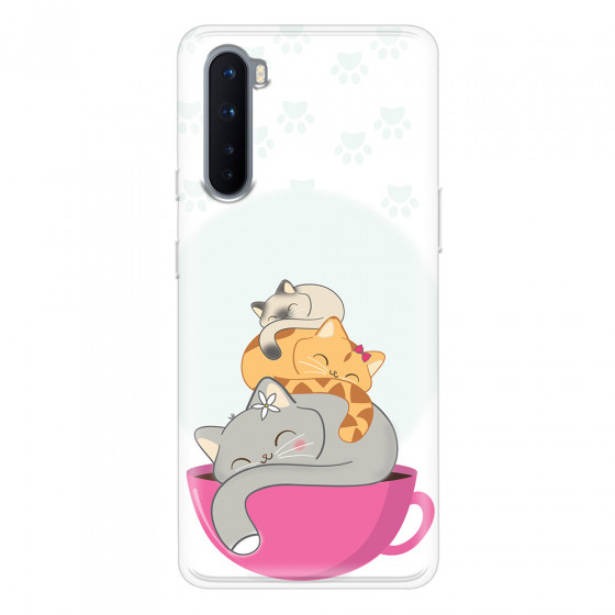 ONEPLUS - OnePlus Nord - Soft Clear Case - Sleep Tight Kitty