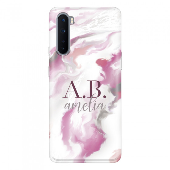 ONEPLUS - OnePlus Nord - Soft Clear Case - Streamflow Pink Ocean