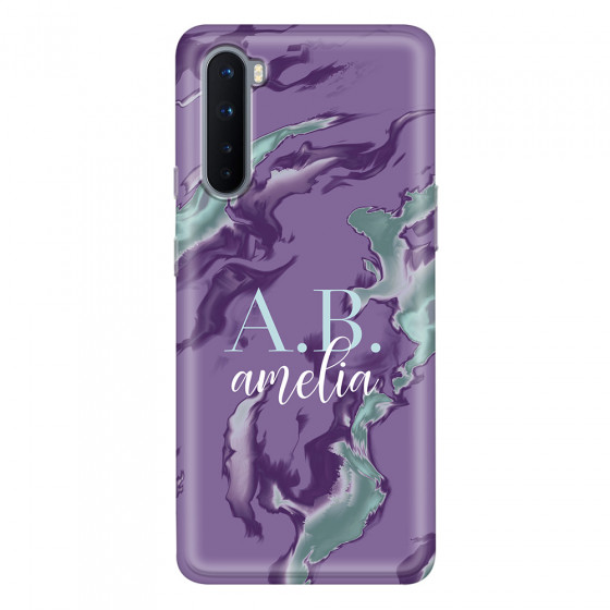 ONEPLUS - OnePlus Nord - Soft Clear Case - Streamflow Violet Ocean