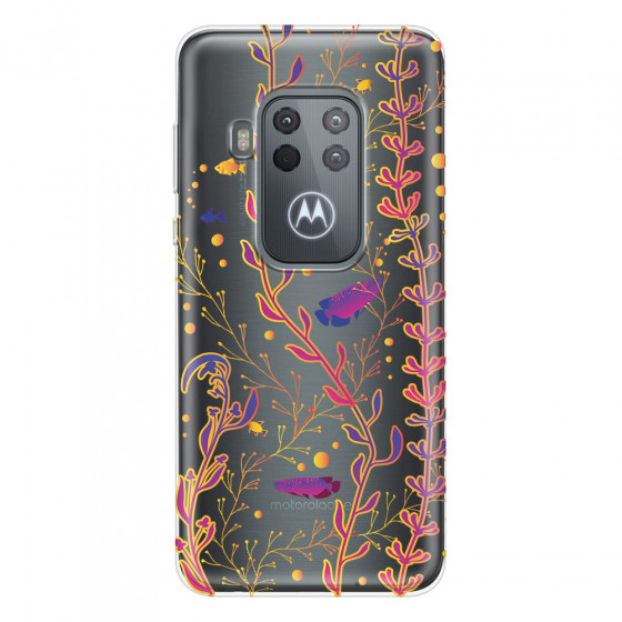 MOTOROLA by LENOVO - Moto One Zoom - Soft Clear Case - Clear Underwater World