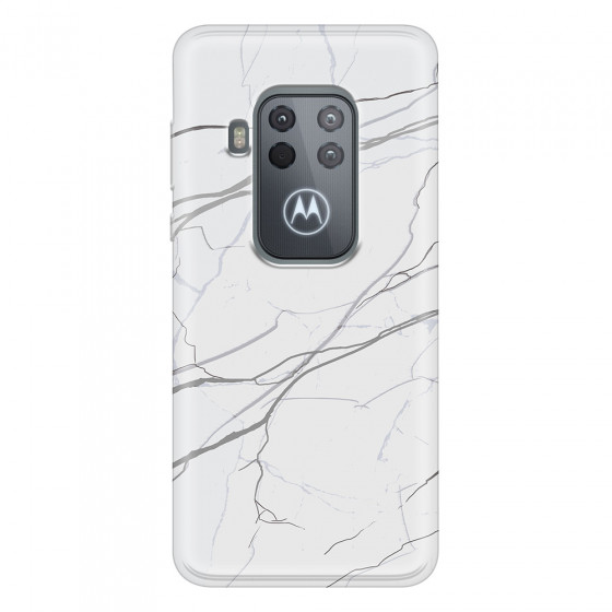 MOTOROLA by LENOVO - Moto One Zoom - Soft Clear Case - Pure Marble Collection V.