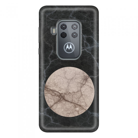 MOTOROLA by LENOVO - Moto One Zoom - Soft Clear Case - Pure Marble Collection VII.