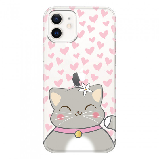 APPLE - iPhone 12 - Soft Clear Case - Kitty