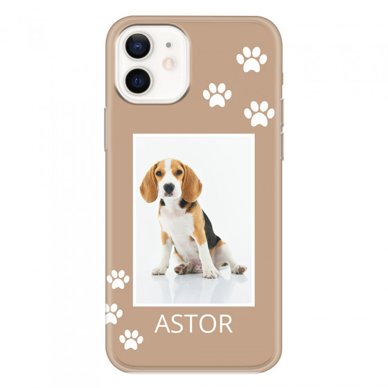 APPLE - iPhone 12 - Soft Clear Case - Puppy
