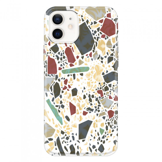 APPLE - iPhone 12 - Soft Clear Case - Terrazzo Design IX