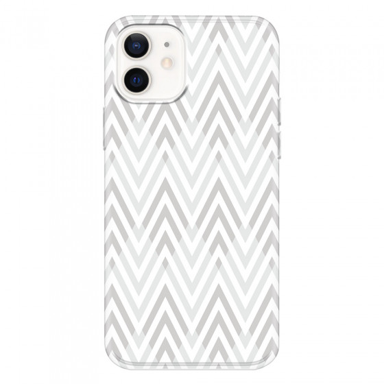 APPLE - iPhone 12 - Soft Clear Case - Zig Zag Patterns