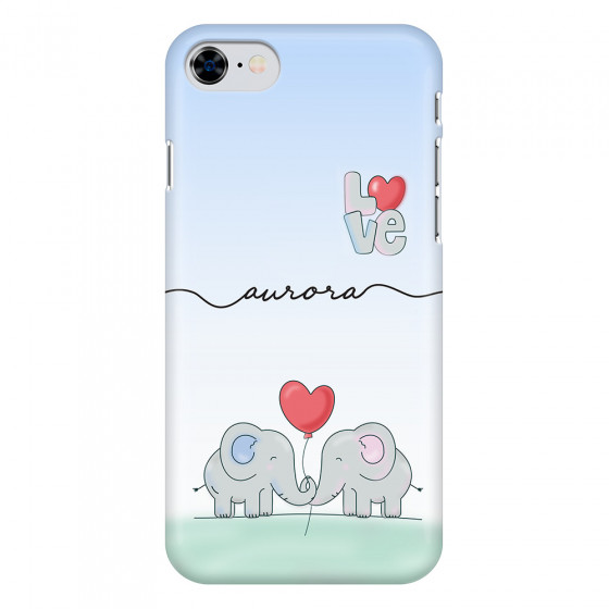 APPLE - iPhone SE 2020 - 3D Snap Case - Elephants in Love