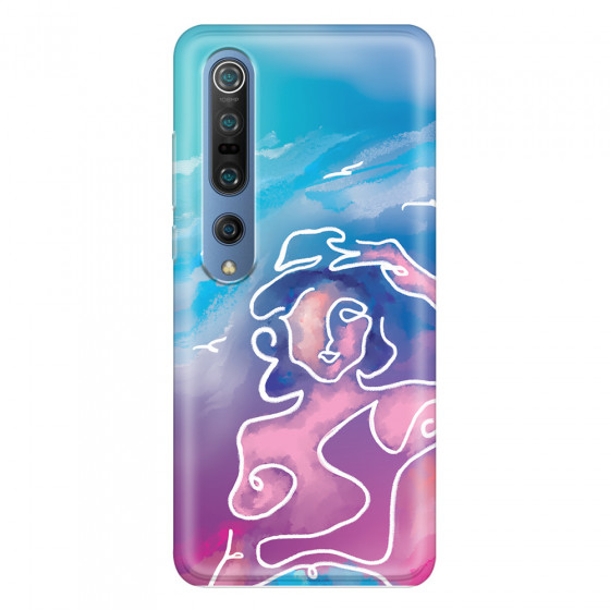XIAOMI - Mi 10 Pro - Soft Clear Case - Lady With Seagulls