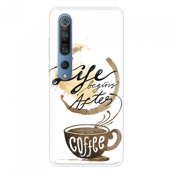 XIAOMI - Mi 10 Pro - Soft Clear Case - Life begins after coffee