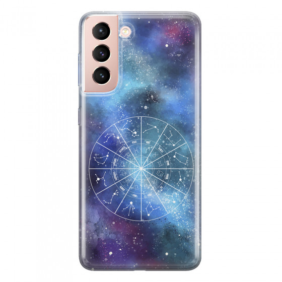 SAMSUNG - Galaxy S21 - Soft Clear Case - Zodiac Constelations