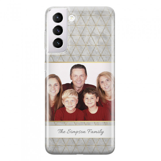 SAMSUNG - Galaxy S21 Plus - Soft Clear Case - Happy Family