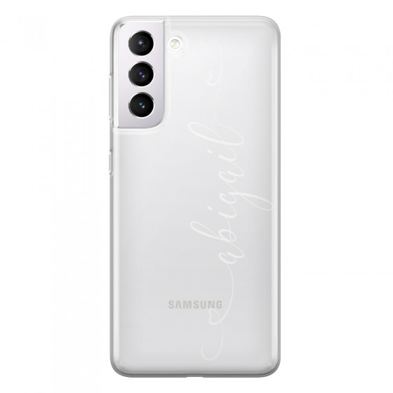 SAMSUNG - Galaxy S21 Plus - Soft Clear Case - Hearts Handwritten