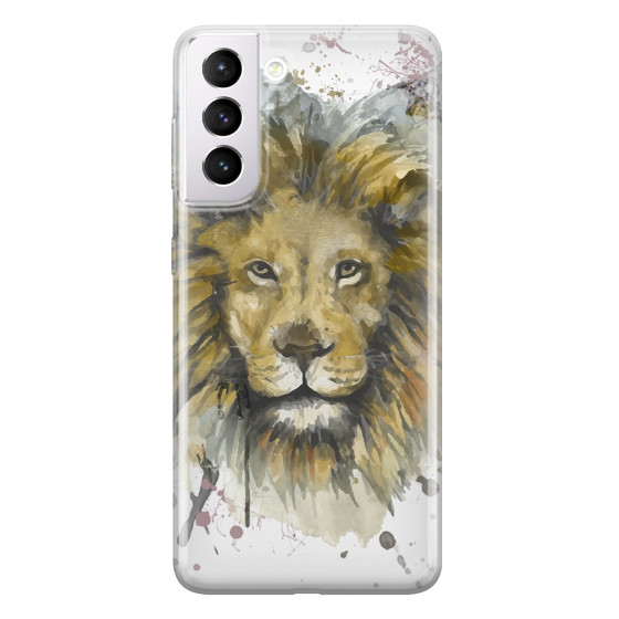 SAMSUNG - Galaxy S21 Plus - Soft Clear Case - Lion