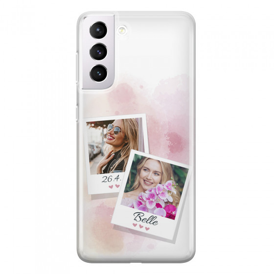SAMSUNG - Galaxy S21 Plus - Soft Clear Case - Soft Photo Palette