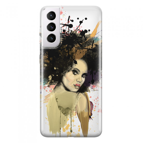 SAMSUNG - Galaxy S21 Plus - Soft Clear Case - We love Afro