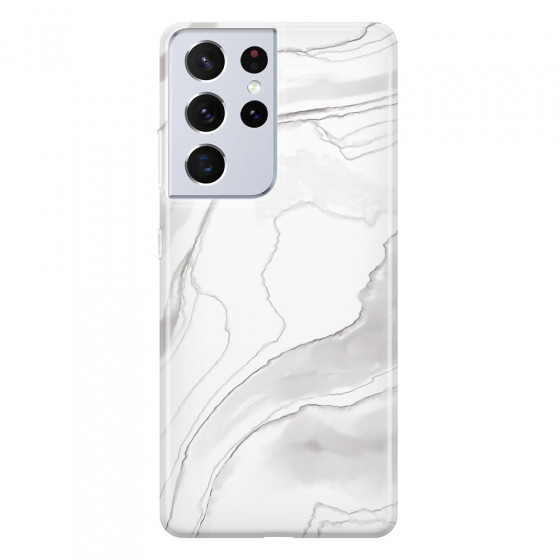 SAMSUNG - Galaxy S21 Ultra - Soft Clear Case - Pure Marble Collection III.