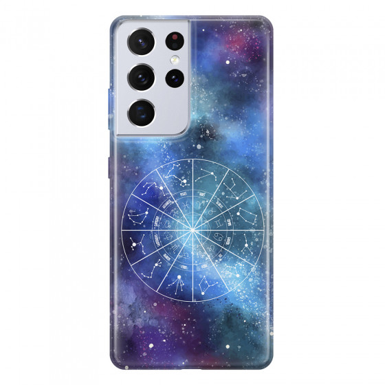 SAMSUNG - Galaxy S21 Ultra - Soft Clear Case - Zodiac Constelations