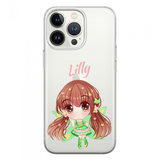 APPLE - iPhone 13 Pro Max - Soft Clear Case - Chibi Lilly
