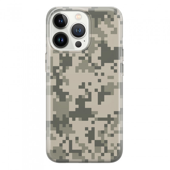 APPLE - iPhone 13 Pro Max - Soft Clear Case - Digital Camouflage