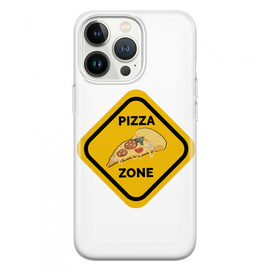 APPLE - iPhone 13 Pro Max - Soft Clear Case - Pizza Zone Phone Case